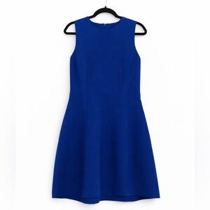 Zara ZW Collection Voluminous Short Dress Blue Size Large